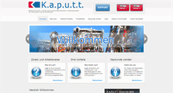 Desktop Screenshot of kaputt-gmbh.de